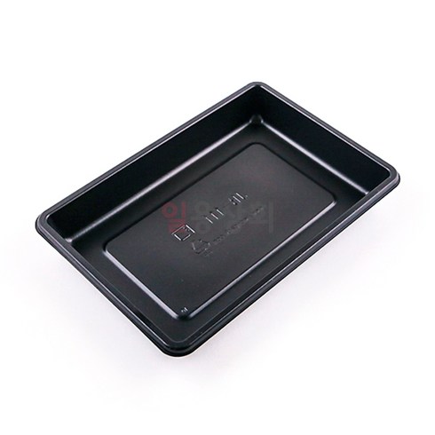 [ILYONG] 도시락용기 JB 111 1칸 800세트 검정, 800개, 단품