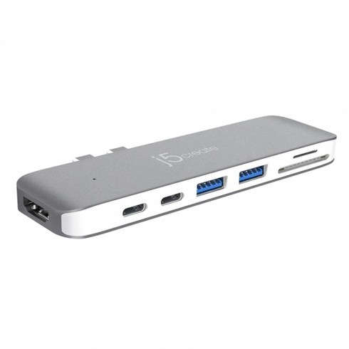넥스트 C타입 PD포트 HDMI 카드리더 컨버터 NEXT-JCD382, 혼합색상