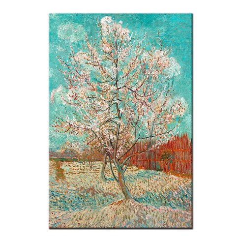 빈센트 반 고흐 캔버스 액자 카페 거실 명화 인테리어, 23.꽃핀복숭아나무