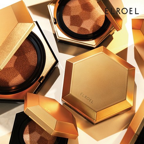 [YK PICK/완벽더블] 블렌딩쿠션 지함2세트+미니쿠션2+퍼프3종*2, 23호