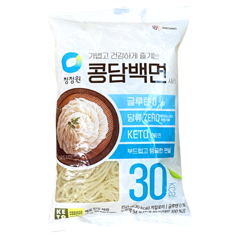 콩면 - 청정원 콩담백면 150gx8개, 150g, 8개