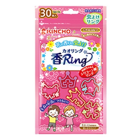킨초 - 킨쵸 카오링 팔찌 핑크 30p, 핑크 (꽃향), 4개