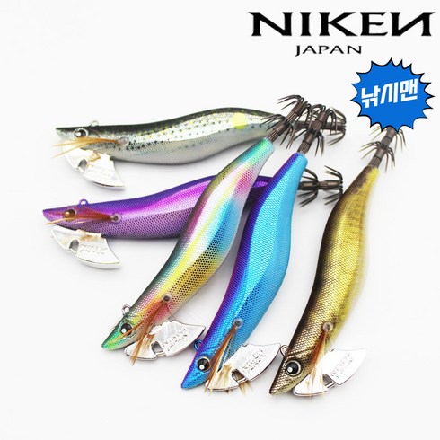 2023년 가성비 최고 니켄에기 - 니켄 파공 팁런에기 무늬오징어 에깅 케이무라 축광 래틀에기 3.5호, #5라이트퍼플(3호)