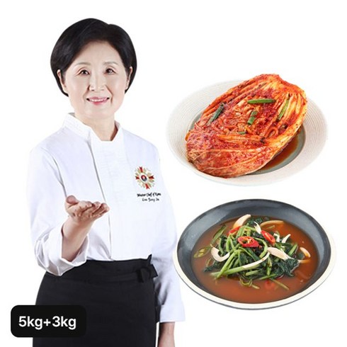 이종임 포기김치 5kg+열무물김치 3kg, 상세 설명 참조, 단일옵션