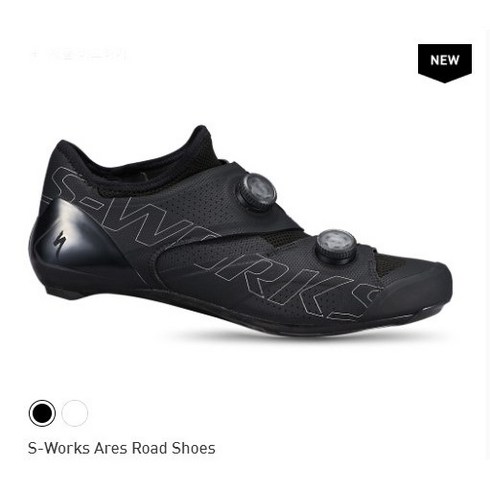 [엠티비랜드]스페셜라이즈드 에스웍스 아레스 로드 클릿 슈즈 S-WORKS ARES 자전거신발, 41.5(265), 블랙