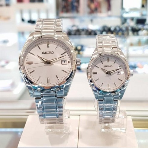 [세이코시계(대백)] SUR307J1SUR633J1_SEIKO 메탈 커플시계