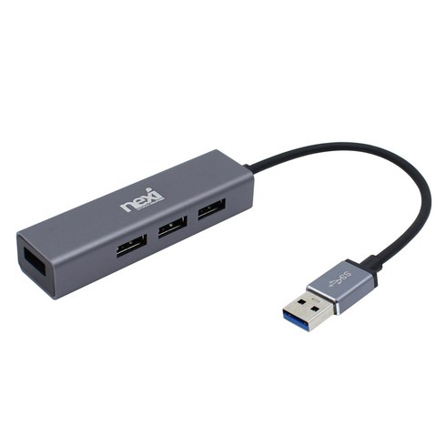 넥시 USB3.0 4포트 무전원 허브 NX696, 단품, 본상품선택