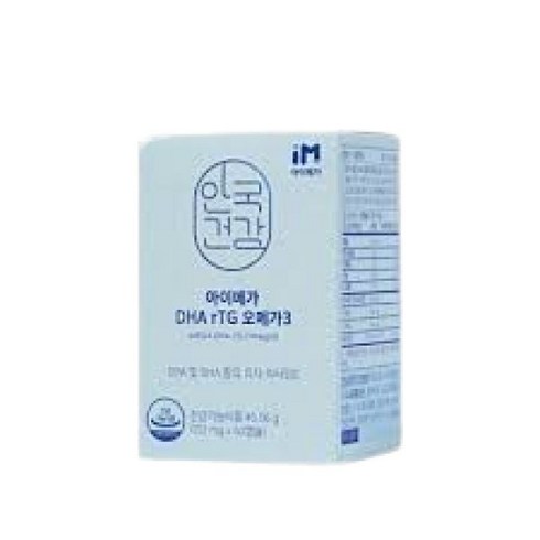 [안국건강] 아이메가 DHA rTG 오메가3 60캡슐 6박스(6개월분)