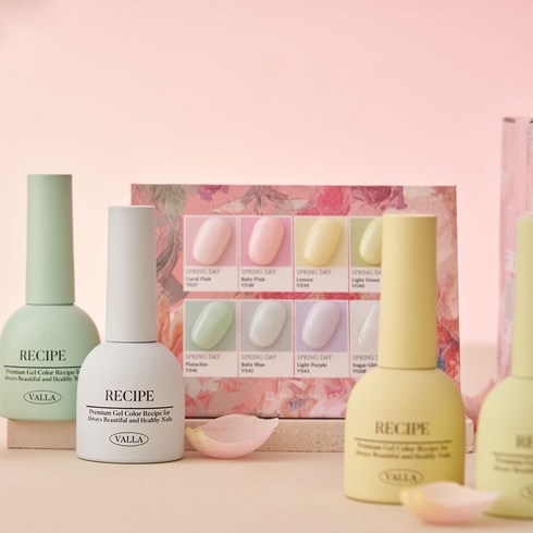 발라젤 스프링데이 파스텔 시럽젤컬러 8종세트, 1개, 10ml