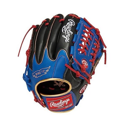 Rawlings 롤링스 하이퍼텍 COLORSYNC 올라운드필더 GR3FHTCN55W 왼손우투 LH 엘리트 사회인, 블랙/로얄블루