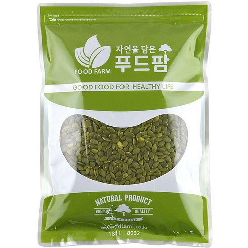 호박씨 1kg 햇 깐호박씨 탈각호박씨, 1개