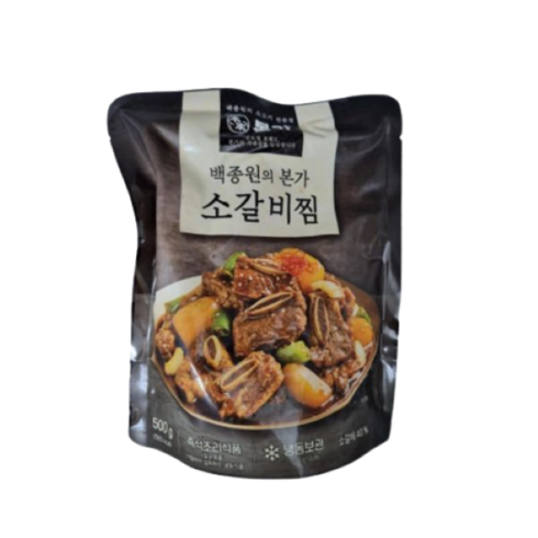 2023년 가성비 최고 백종원본가갈비찜 - 백종원본가 소갈비찜 500g x 7개