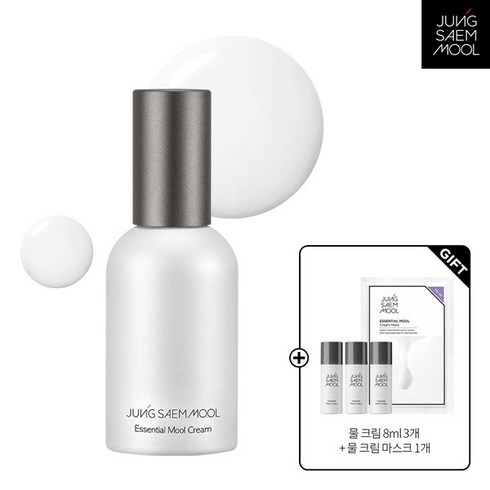 정샘물물크림 - 정샘물 에센셜 물 크림 (물크림8ml 3개 + 물크림마스크팩), 없음