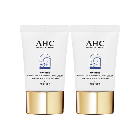 ahc 워터풀 썬크림 마스터즈 멜라프로텍트 박세리, 2개, 40ml