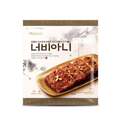 피코크 피코크 너비아니 550g x 3봉, 3개