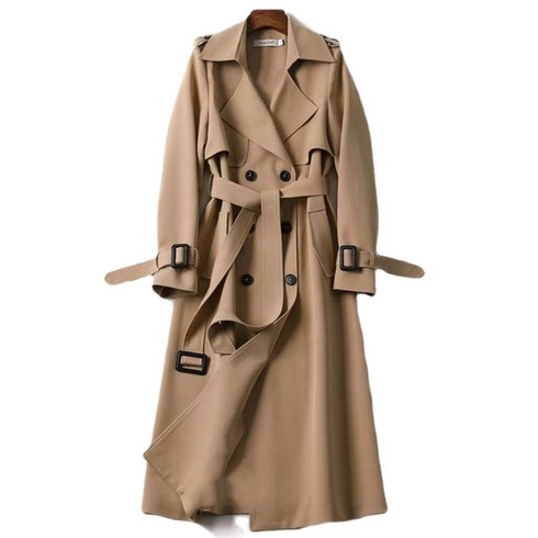 세루티 23FW 클라시코 트렌치코트 1종 - urkoteer여자트렌치코트 더블 버클 미디 롱 외투