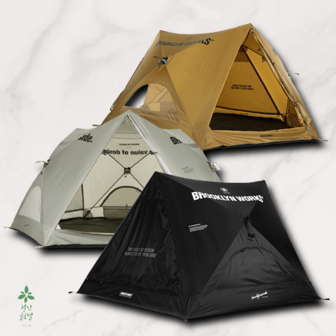 BW_[브루클린웍스] 게이트웨이 쉐이드 원터치 텐트 (4-5인용), 탄