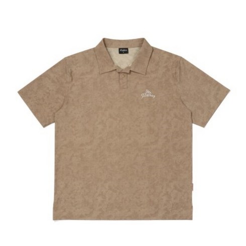 2023년 가성비 최고 말본티셔츠 - [국내매장판]말본 골프 반팔티 카모플라쥬 패턴 폴로 티셔츠 브라운 M2321PTS01BRN