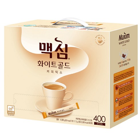 동서 맥심 화이트골드 커피믹스, 11.7g, 400개입, 1개