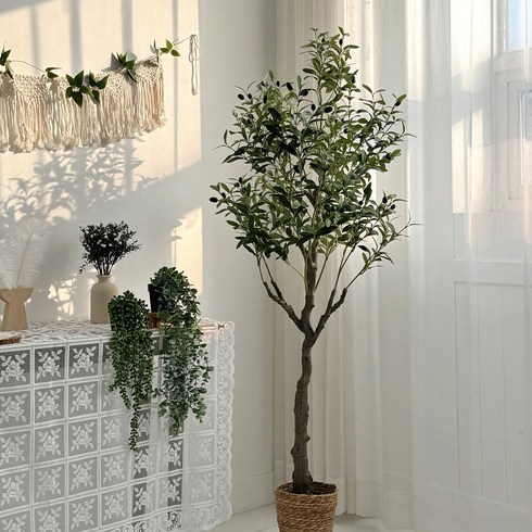 인조나무 - 케이트가든 올리브나무 조화나무, 150cm, 1개