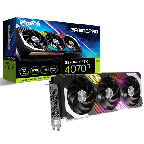 2023년 가성비 최고 이엠텍 지포스 RTX 4070 Ti GAMINGPRO D6X 12GB - 이엠텍 지포스 RTX 4070 Ti GAMINGPRO D6X 12GB 그래픽카드, 1개, 선택하세요