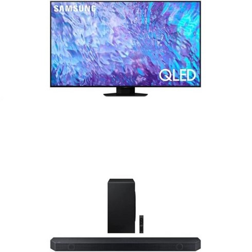 2024년 가성비 최고 삼성98인치tv - 삼성 98인치 클래스 QLED 4K Q80C 시리즈 퀀텀 HDR 돌비 애트모스 오브제 트래킹 사운드 라이트 다이렉트 풀 어레이 Q심포니 3.0 게이밍 허브 알렉사 내장 스마트 TV, 50-Inch, TV w/Q900C Soundbar