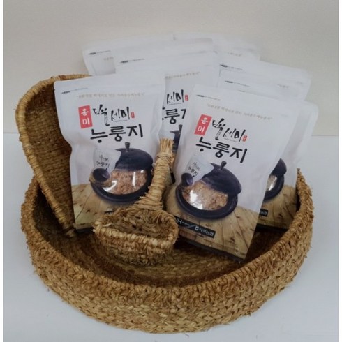 백세미로 만든 가마솥 누룽지, 백미(350g)