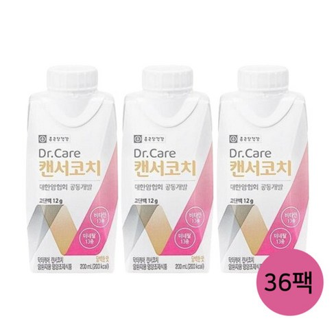 종근당건강 닥터케어 캔서코치 암환자 영양식 200ml 36팩 SJ, 상세페이지 참조, 상세페이지 참조, 상세페이지 참조, 상세페이지 참조