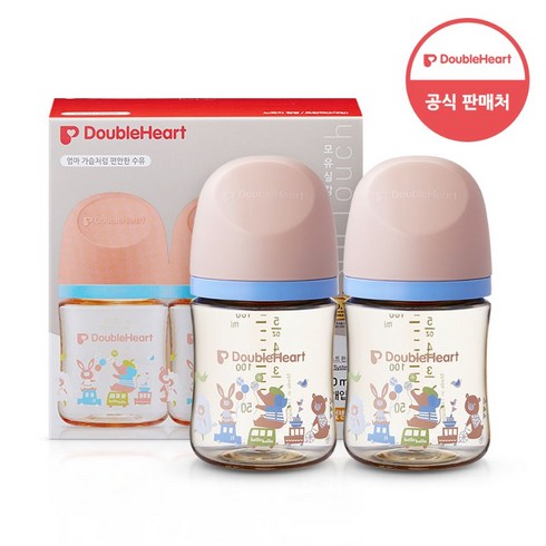 더블하트 모유실감 3세대 트윈팩 160ml 애니멀타운, 트윈팩160ml, 1개