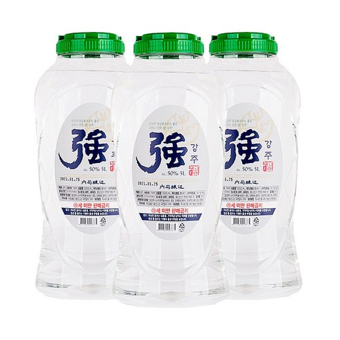 강주 5L(P)-50% 3입, 5L, 3개