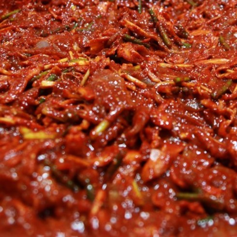 충기청 백년가게 선정 70년전통 춘포수산 국산 홍어회무침 1kg 500g 판매 불경기타파 할인중, 1개입, 국산(1kg)