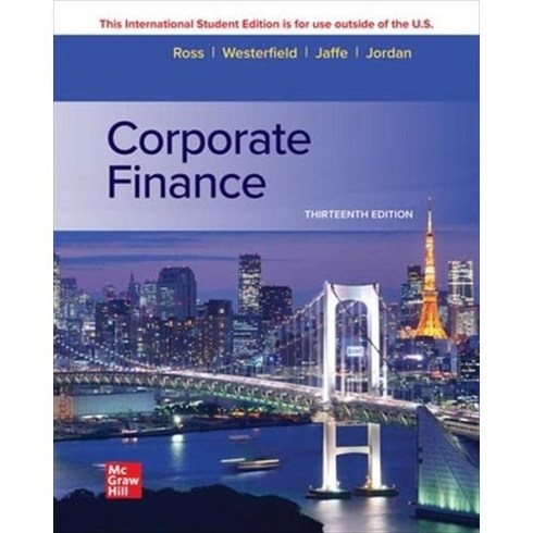 Corporate Finance, Bradford D. Jordan(저),McGraw.., McGraw Hill Korea