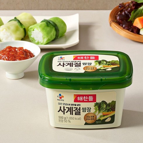 해찬들 사계절 쌈장, 500g, 2개