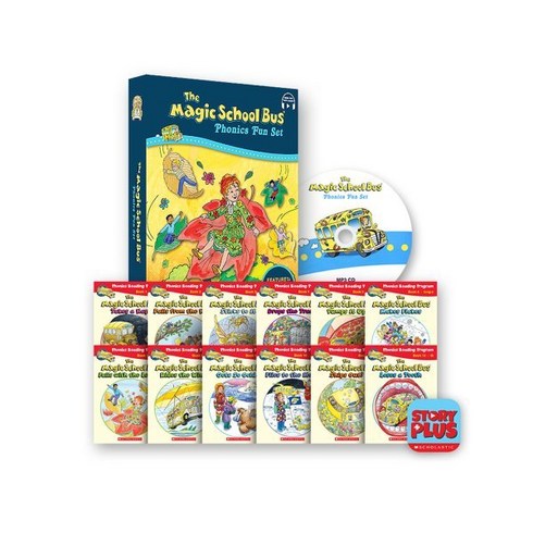 The Magic School Bus Phonics Fun Set (with MP3 CD & Storyplus QR), Scholastic