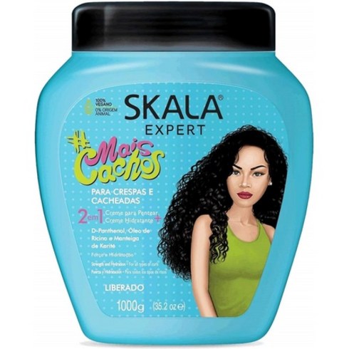 일본직발송 6. SKALA(스칼라) SKALA EXPERT MAIS CACHOS 스칼라 익스퍼트 컬 헤어 트리트먼트 크림 팩 100, 1 킬로그램 X 1, One Color