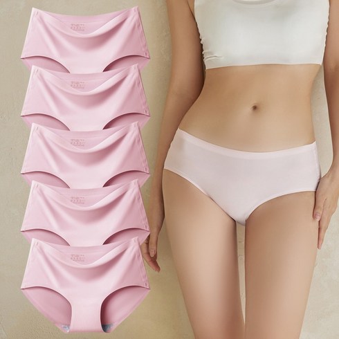 2023년 가성비 최고 심리스 데일리 삼각팬티 - 누이브 시그니처 심리스 삼각팬티 5개 1세트