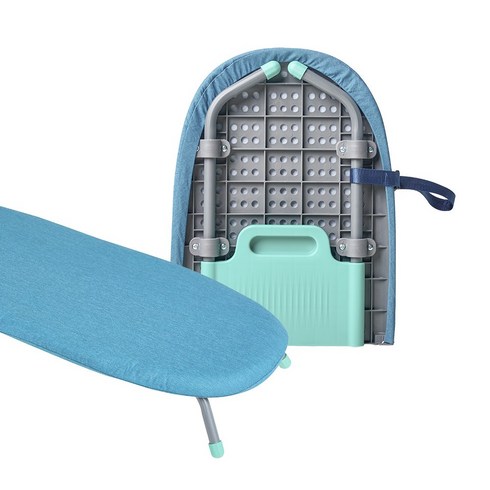 봄핀 접이식 좌식 다리미판, 데님 블루