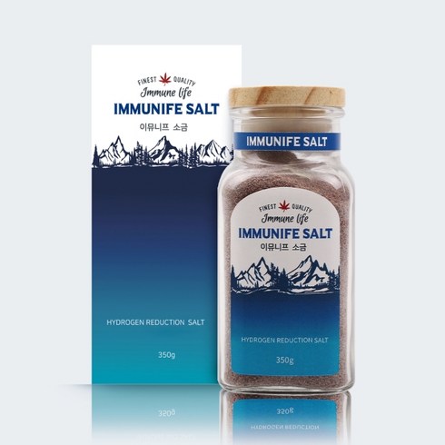 이뮤니프 천연미네랄 활성 수소 소금 이온을품은 면역소금350g, 1개, 350g