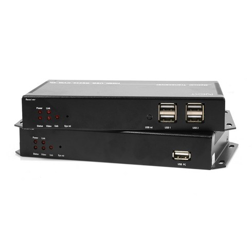 넥스트유 1028HFC-KVM 4K HDMI KVM 20KM 거리연장기 리피터 세트 / 광점퍼 광패치 SFP 연결 / 광모듈 제공