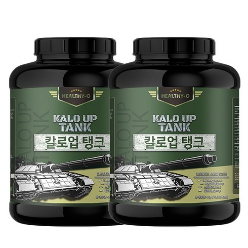 진명게이너4kg - 4kg 살찌는 게이너 벌크업 단백질보충제 체중증가 헬시오 칼로업탱크 2통 (10% 할인), 2개