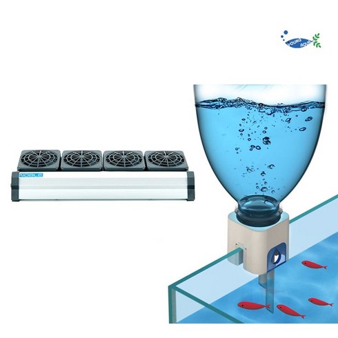 영아쿠아 수조 쿨링팬 냉각팬 보충수통 세트