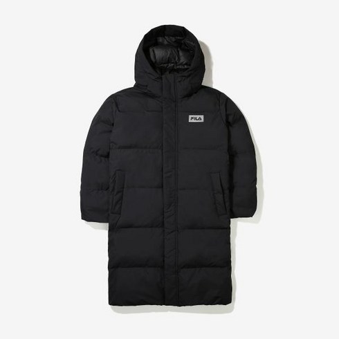 2023년 가성비 최고 아이더롱패딩 - [FILA] 에센셜 롱패딩 (FE2DJE6102X_BLK)