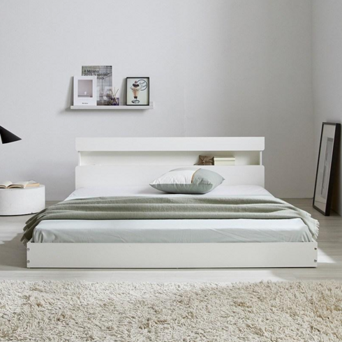 2023년 가성비 최고 저상형침대프레임 - [이달의증정+PE폼] 파로마 캐슬 LED 저상형침대 일반형 퀸 Q 프레임만 낮은침대 가심비최고, 화이트