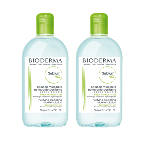 H2O - [바이오더마] 세비엄 H2O 500ml + 세비엄 H2O 500ml, 상세 설명 참조, 2개