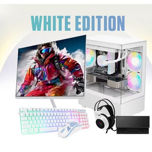 컴집 인텔 12세대 14세대 조립식 컴퓨터 본체 배틀그라운드 디아블로4 롤 스팀 고성능 조립 PC, MD-1, 01. 기본형