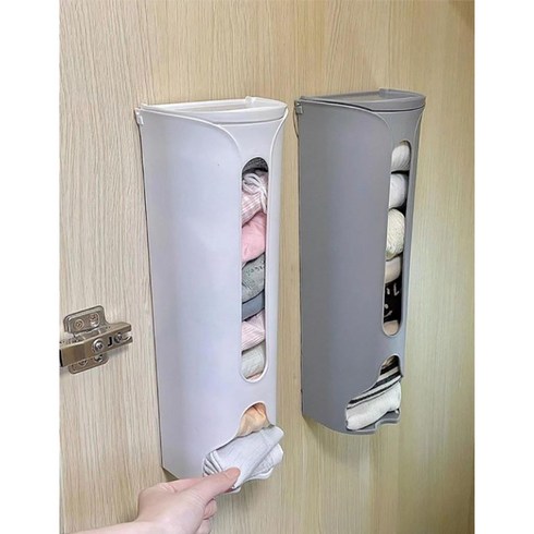 행복시간 양속옷 양말정리함 플라스틱, 흰색*1+푸른색*1+그레이*1, 1개