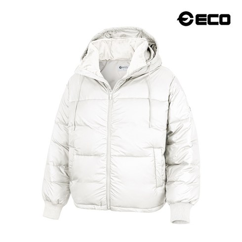 에코스포츠 여성 파브 오버핏 후드 패딩 점퍼 / 여자 웰론 패딩자켓 숏패딩