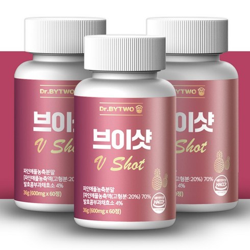 제이원 브로멜라인 퀘르세틴브로멜라인 효소 브로멜린 파인애플효소 bromelain 파인애플브로멜라인, 3개, 60정