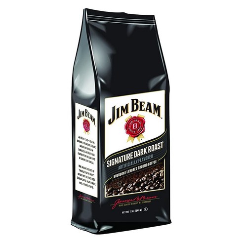 Jim Beam 시그니처 다크 로스트 355ml 12온스 6개 팩, 12온스(6개들이 팩)
