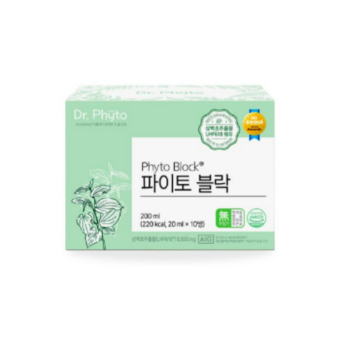 Dr. Phyto 닥터파이토 파이토블락 4박스, 200ml, 2개